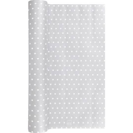 Paper Table Runner, Silver Stars 40x490cm *ETA Nov